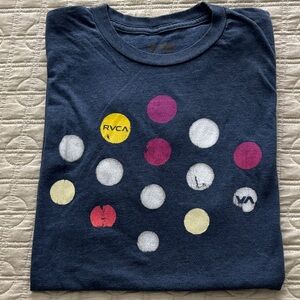 RVCA Men’s M Navy Graphic Shortsleeve T-Shirt